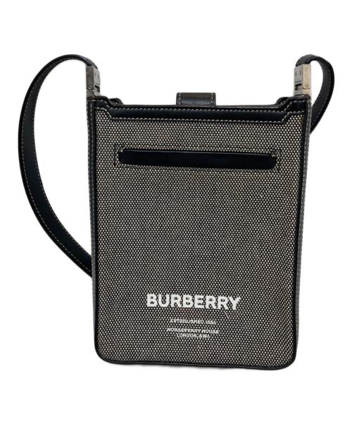 BURBERRY（バーバリー）BURBERRY (バーバリー) ミニホスペリークロスバッグ グレーの古着・服飾アイテム