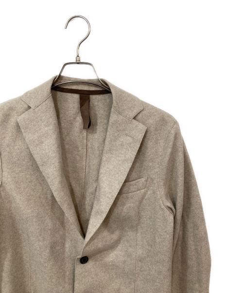eleventy（イレブンティ）eleventy (イレブンティ) ウール混テーラードジャケット ベージュ サイズ:SIZE 48の古着・服飾アイテム