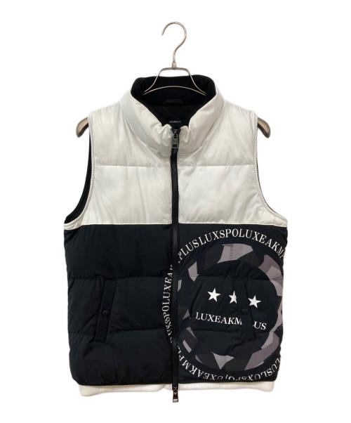 LUXEAKMPLUS（リュクスエイケイエムプラス）LUXEAKMPLUS (リュクスエイケイエムプラス) 中綿ベスト ブラック サイズ:SIZE 46の古着・服飾アイテム