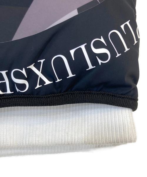 LUXEAKMPLUS（リュクスエイケイエムプラス）LUXEAKMPLUS (リュクスエイケイエムプラス) 中綿ベスト ブラック サイズ:SIZE 46の古着・服飾アイテム