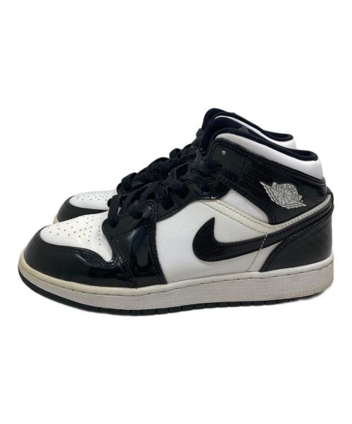 NIKE（ナイキ）NIKE (ナイキ) GS Air Jordan 1 Mid SE/GSエアジョーダン1ミッドSE ブラック サイズ:SIZE 24cmの古着・服飾アイテム