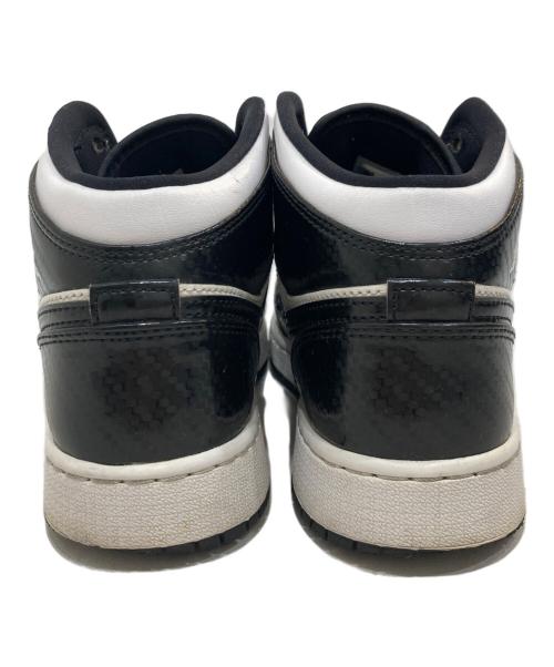 NIKE（ナイキ）NIKE (ナイキ) GS Air Jordan 1 Mid SE/GSエアジョーダン1ミッドSE ブラック サイズ:SIZE 24cmの古着・服飾アイテム