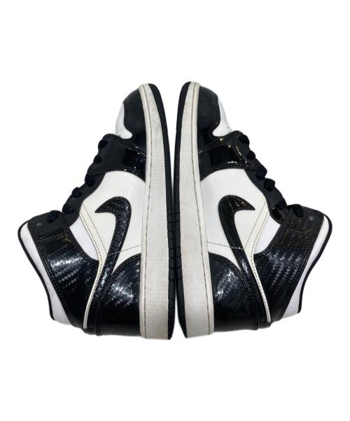 NIKE（ナイキ）NIKE (ナイキ) GS Air Jordan 1 Mid SE/GSエアジョーダン1ミッドSE ブラック サイズ:SIZE 24cmの古着・服飾アイテム