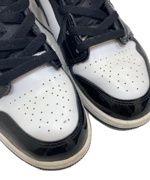 NIKE（ナイキ）NIKE (ナイキ) GS Air Jordan 1 Mid SE/GSエアジョーダン1ミッドSE ブラック サイズ:SIZE 24cmの古着・服飾アイテム