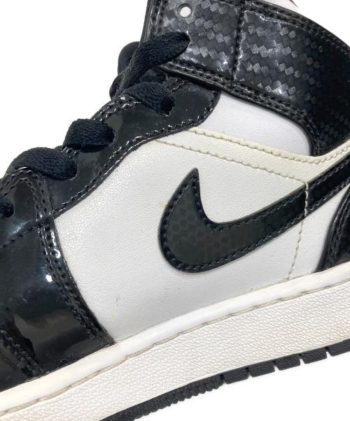 NIKE（ナイキ）NIKE (ナイキ) GS Air Jordan 1 Mid SE/GSエアジョーダン1ミッドSE ブラック サイズ:SIZE 24cmの古着・服飾アイテム