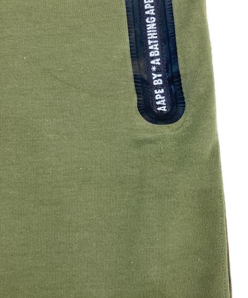 Aape BY A BATHING APE（エーエイプ バイ アベイシングエイプ）Aape BY A BATHING APE (エーエイプ バイ アベイシングエイプ) スウェットハーフパンツ オリーブ サイズ:SIZE Mの古着・服飾アイテム