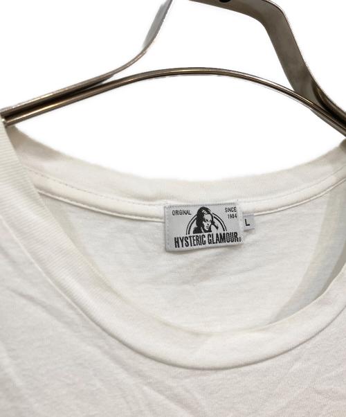 Hysteric Glamour（ヒステリックグラマー）Hysteric Glamour (ヒステリックグラマー) 5ガールプリント Tシャツ ホワイト サイズ:SIZE Lの古着・服飾アイテム