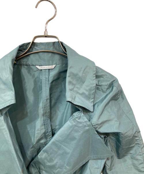 MaxMara（マックスマーラ）MaxMara (マックスマーラ) トレンチコート スカイブルー サイズ:SIZE 40の古着・服飾アイテム