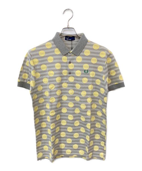 FRED PERRY（フレッドペリー）FRED PERRY (フレッドペリー) ポロシャツ グレー×イエロー サイズ:SIZE L 未使用品の古着・服飾アイテム