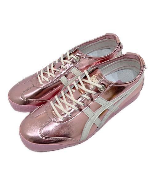 Onitsuka Tiger（オニツカタイガー）Onitsuka Tiger (オニツカタイガー) MEXICO 66 SD ローカットスニーカー ピンク サイズ:SIZE 23.5cmの古着・服飾アイテム