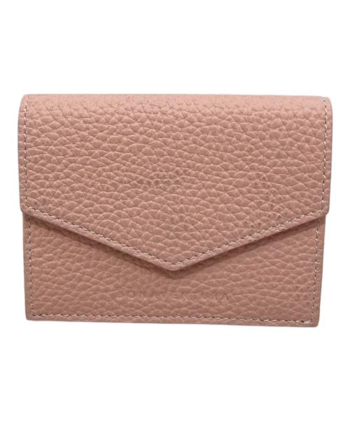 bonaventura（ボナベンチュラ）bonaventura (ボナベンチュラ) 3つ折り財布 ピンクの古着・服飾アイテム