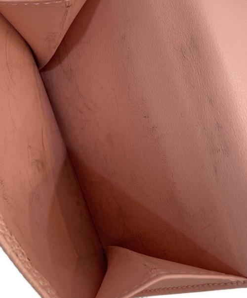 bonaventura（ボナベンチュラ）bonaventura (ボナベンチュラ) 3つ折り財布 ピンクの古着・服飾アイテム