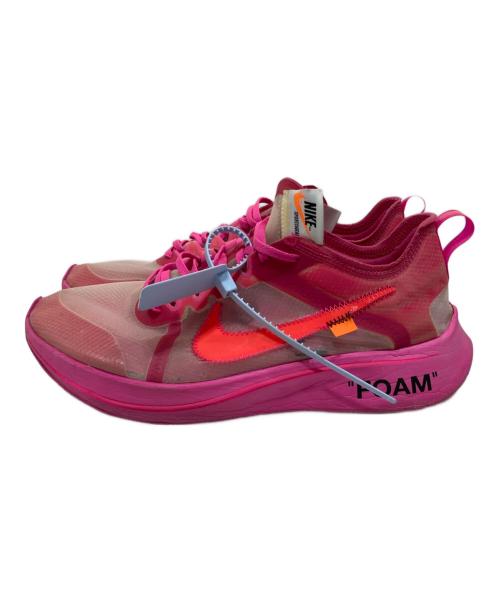 NIKE（ナイキ）NIKE (ナイキ) OFFWHITE (オフホワイト) Zoom Fly Pink/ズームフライピンク ピンク サイズ:SIZE 30cmの古着・服飾アイテム