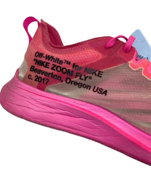 NIKE（ナイキ）NIKE (ナイキ) OFFWHITE (オフホワイト) Zoom Fly Pink/ズームフライピンク ピンク サイズ:SIZE 30cmの古着・服飾アイテム
