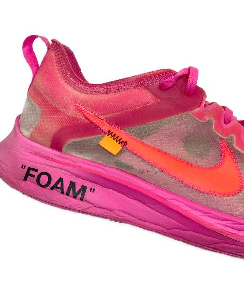 NIKE（ナイキ）NIKE (ナイキ) OFFWHITE (オフホワイト) Zoom Fly Pink/ズームフライピンク ピンク サイズ:SIZE 30cmの古着・服飾アイテム