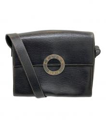 CELINE（セリーヌ）の古着「サークルロゴショルダーバッグ」｜ブラック
