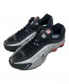 NIKEナイキ）の古着「SHOX R4 METALLIC SILVER/METALLIC/ショックスR4メタリックシルバーメタリック」｜ブラック