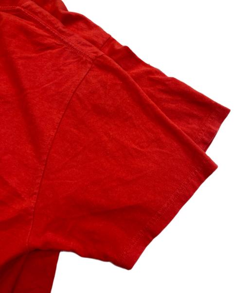 stussy（ステューシー）stussy (ステューシー) プリントTシャツ レッド サイズ:Mの古着・服飾アイテム