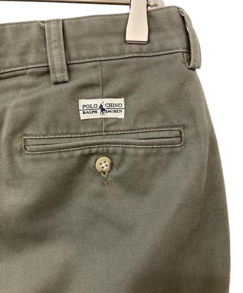 POLO RALPH LAUREN（ポロ・ラルフローレン）POLO RALPH LAUREN (ポロ・ラルフローレン) タックチノパン ブラウン サイズ:SIZE 36の古着・服飾アイテム
