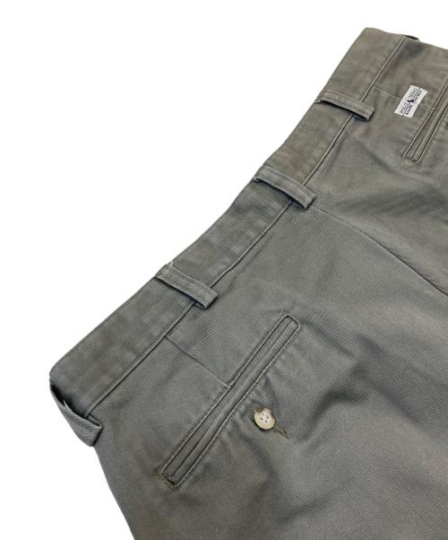 POLO RALPH LAUREN（ポロ・ラルフローレン）POLO RALPH LAUREN (ポロ・ラルフローレン) タックチノパン ブラウン サイズ:SIZE 36の古着・服飾アイテム