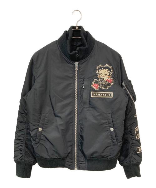 harakiri（ハラキリ）harakiri (ハラキリ) ジップジャケット ブラック サイズ:SIZE Lの古着・服飾アイテム