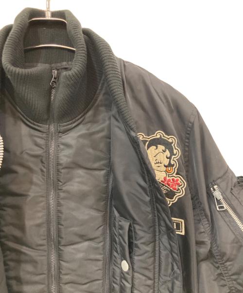 harakiri（ハラキリ）harakiri (ハラキリ) ジップジャケット ブラック サイズ:SIZE Lの古着・服飾アイテム