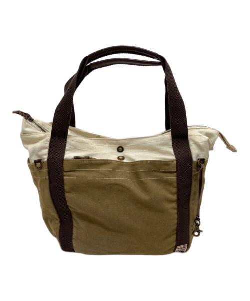 帆布工房（ハンプコウボウ）帆布工房 (ハンプコウボウ) トートバッグ ブラウンの古着・服飾アイテム
