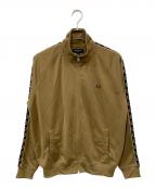 FRED PERRYフレッドペリー）の古着「Contrast Tape Track Jacket」｜ブラウン
