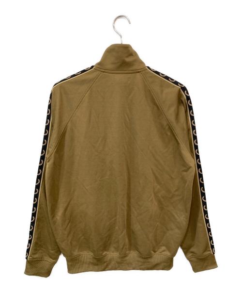 FRED PERRY（フレッドペリー）FRED PERRY (フレッドペリー) Contrast Tape Track Jacket ブラウン サイズ:Ｌの古着・服飾アイテム