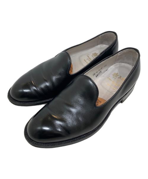 Alden（オールデン）Alden (オールデン) International Gallery (インターナショナルギャラリー) ブラックカーフ スリッポン ブラック サイズ:SIZE 6 1/2 Dの古着・服飾アイテム