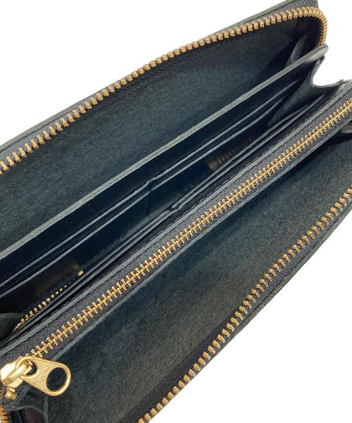 organic（オーガニック）organic (オーガニック) フルジップ長財布 ブラックの古着・服飾アイテム
