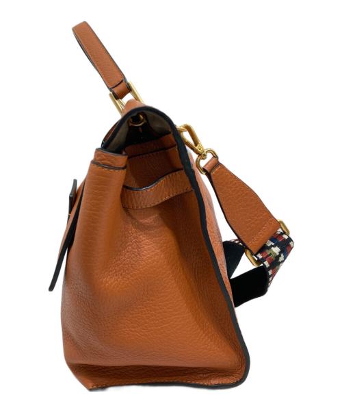 GIANNI CHIARINI（ジャンニ キアリーニ）GIANNI CHIARINI (ジャンニ キアリーニ) 2WAYバッグ ブラウンの古着・服飾アイテム