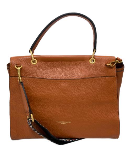 GIANNI CHIARINI（ジャンニ キアリーニ）GIANNI CHIARINI (ジャンニ キアリーニ) 2WAYバッグ ブラウンの古着・服飾アイテム