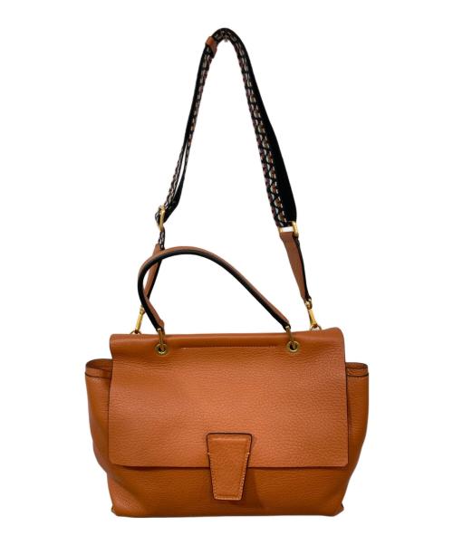 GIANNI CHIARINI（ジャンニ キアリーニ）GIANNI CHIARINI (ジャンニ キアリーニ) 2WAYバッグ ブラウンの古着・服飾アイテム