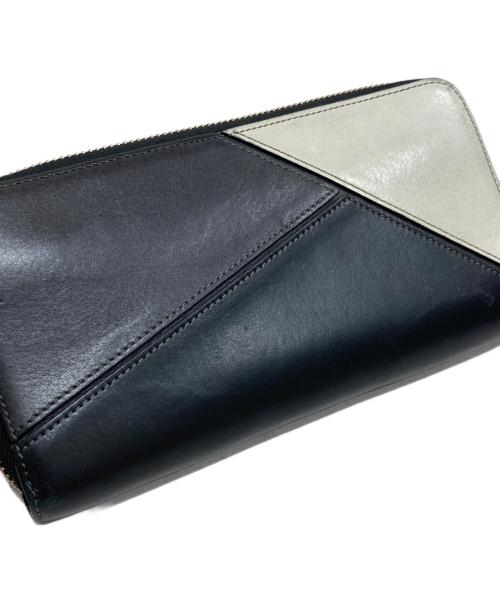 LOEWE（ロエベ）LOEWE (ロエベ) パズルラウンドジップウォレット グレーの古着・服飾アイテム