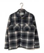Carhartt WIPカーハート ワークインプログレス）の古着「L/S HALLECK SHIRT」｜ブラック