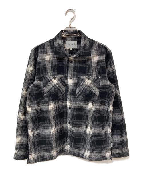 Carhartt WIP（カーハート ワークインプログレス）Carhartt WIP (カーハート ワークインプログレス) L/S HALLECK SHIRT ブラック サイズ:Mの古着・服飾アイテム