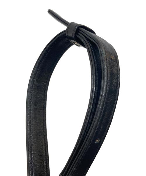 MCM（エムシーエム）MCM (エムシーエム) 総柄ショルダーバッグ ブラックの古着・服飾アイテム