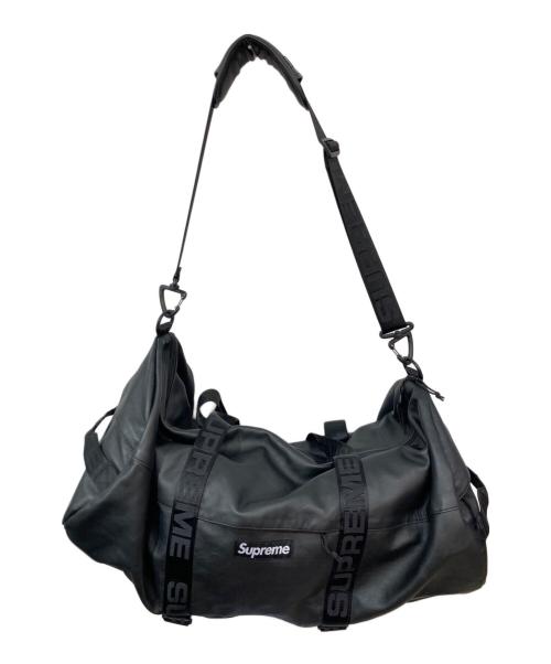 SUPREME（シュプリーム）SUPREME (シュプリーム) Leather Large Duffle Bag/レザーラージダッフルバッグ ブラックの古着・服飾アイテム