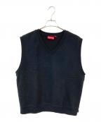SUPREMEシュプリーム）の古着「Sweatshirt Vest/スウェットシャツベスト」｜ブラック