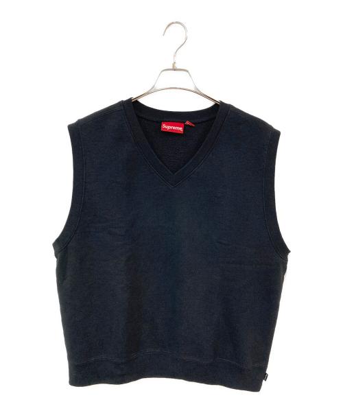 SUPREME（シュプリーム）SUPREME (シュプリーム) Sweatshirt Vest/スウェットシャツベスト ブラック サイズ:SIZE Mの古着・服飾アイテム