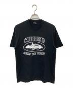 SUPREMEシュプリーム）の古着「Corteiz Rules The World Tee/コーテイズルールズ ザ ワールドティー」｜ブラック