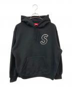 SUPREMEシュプリーム）の古着「S Logo Hooded Sweatshirt/Sロゴフーデッドスウェットシャツ」｜ブラック