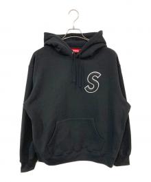 SUPREME（シュプリーム）の古着「S Logo Hooded Sweatshirt/Sロゴフーデッドスウェットシャツ」｜ブラック