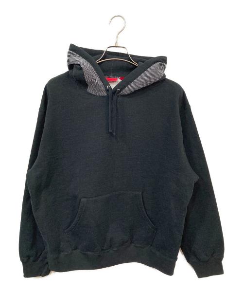 SUPREME（シュプリーム）SUPREME (シュプリーム) Jacquard Stripe Hooded Sweatshirt/ジャガードストライプフーデッドスウェットシャツ ブラック サイズ:SIZE Mの古着・服飾アイテム