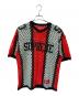SUPREME（シュプリーム）の古着「CROCHET FOOTBALL JERSEY/クロッシェフットボールジャージ」｜レッド