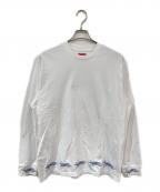 SUPREMEシュプリーム）の古着「Signature L/S Tee/シグネチャーティー」｜ホワイト