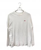 SUPREMEシュプリーム）の古着「Small Box L/S Tee/スモールボックスL/Sティー」｜ホワイト