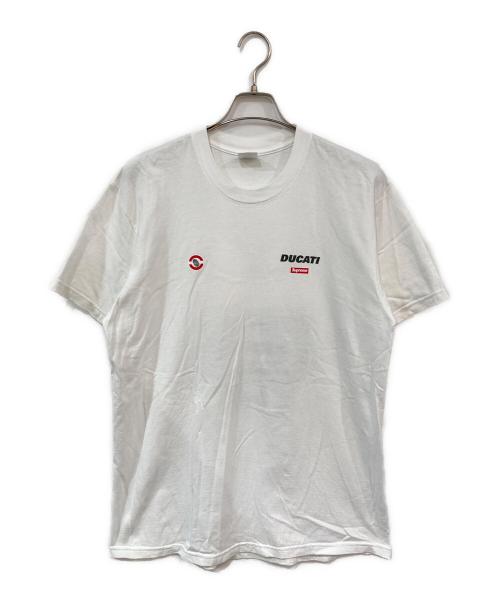 SUPREME（シュプリーム）SUPREME (シュプリーム) Ducati Logos Tee/ドゥカティロゴズティー ホワイト サイズ:SIZE Lの古着・服飾アイテム