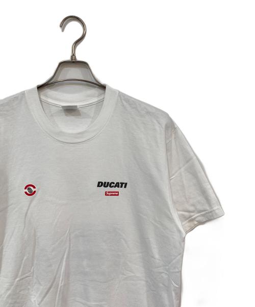 SUPREME（シュプリーム）SUPREME (シュプリーム) Ducati Logos Tee/ドゥカティロゴズティー ホワイト サイズ:SIZE Lの古着・服飾アイテム